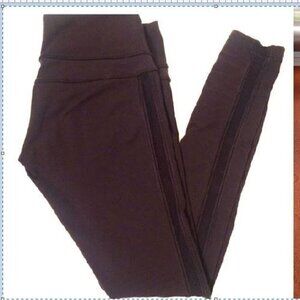 Lululemon Second Chance Pant Black Leggings Mesh 12